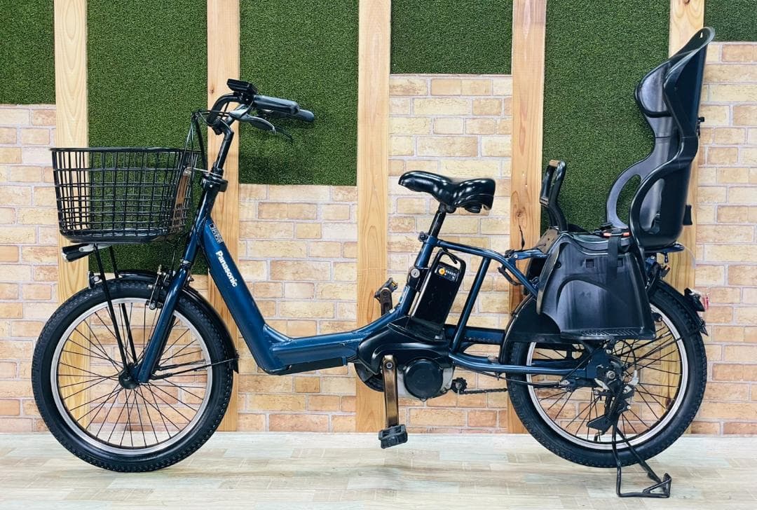 王様 ネイビー ギュットアニーズ子供乗せ電動アシスト自転車 H3647