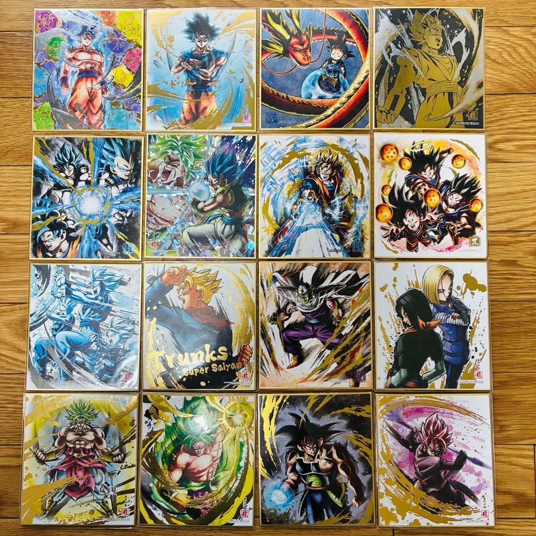 ドラゴンボール色紙アート シークレット・箔押し多数あり 64枚まとめ売り
