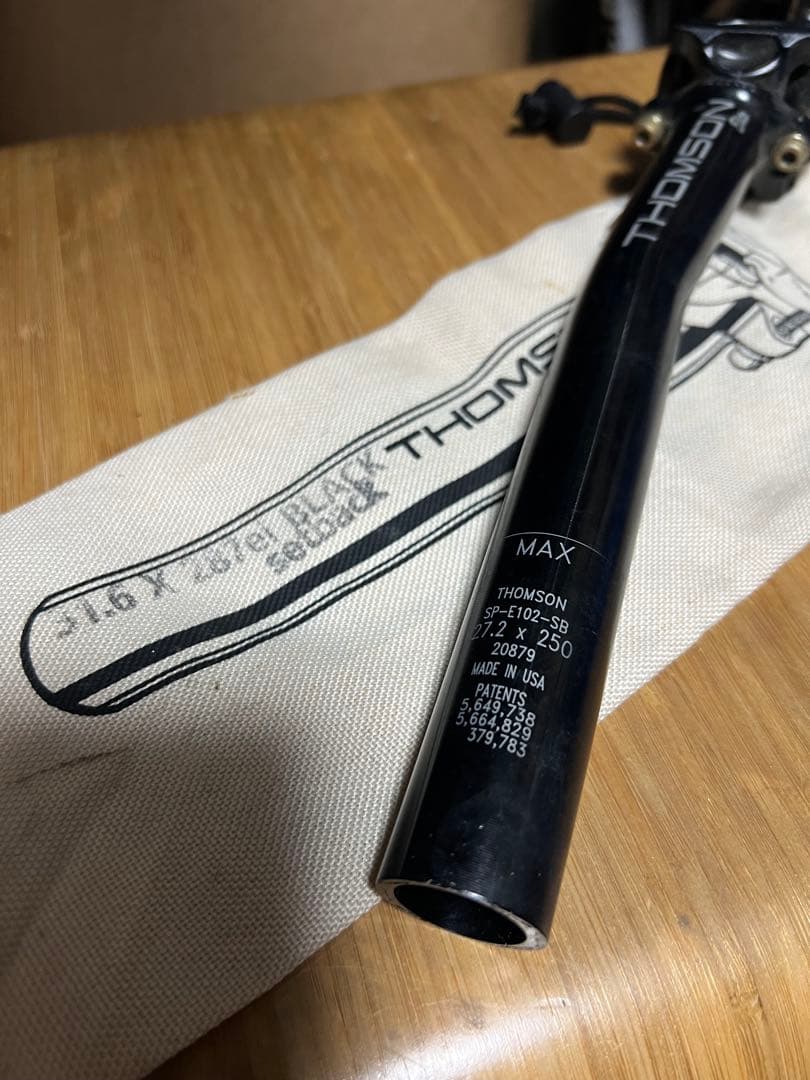 TOMPSONシートピラー31.6セットバック
