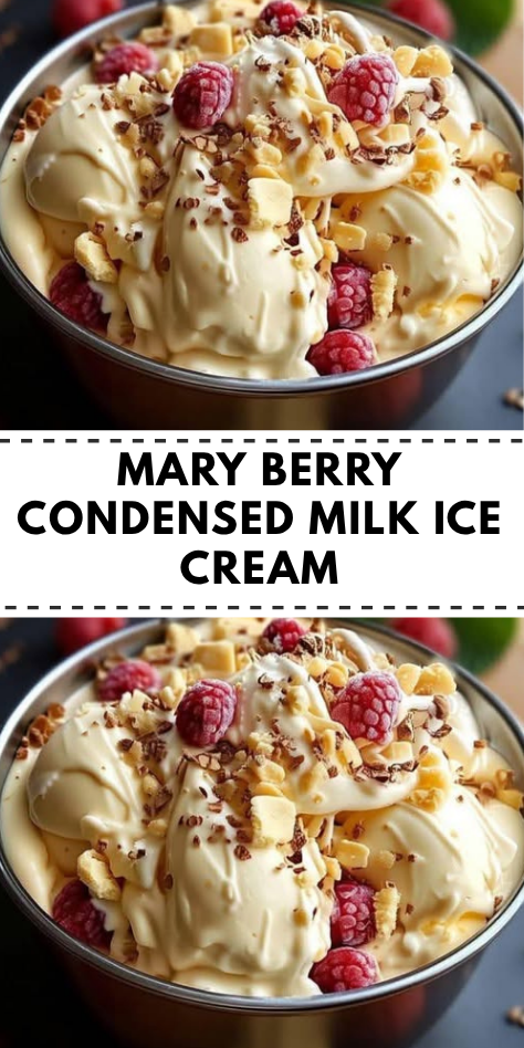 Mary Berry Condensed Milk Ice Cream